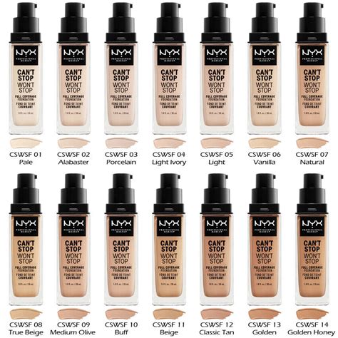 nyx foundation ingredients|Can't Stop Won't Stop Full Coverage Foundation .